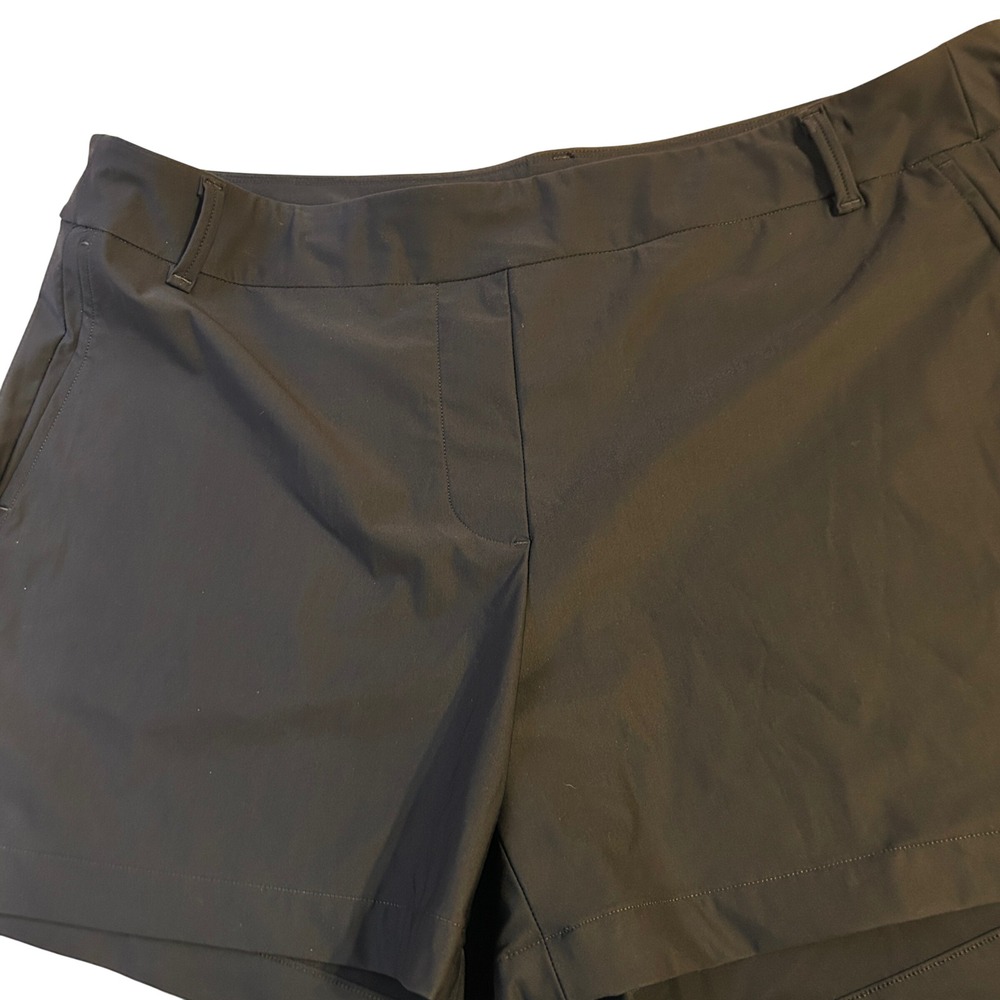 Spanx Sunshine Solutions Shorts XL Black Active Stretch Golf Pockets - Picture 3 of 5